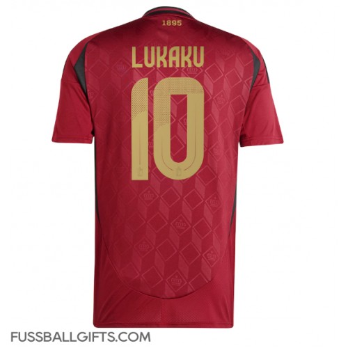 Belgien Romelu Lukaku #10 Fußballbekleidung Heimtrikot EM 2024 Kurzarm